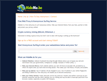 Tablet Screenshot of hideme.be